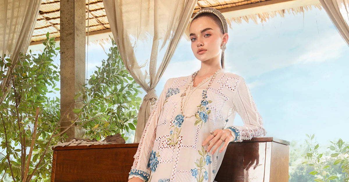 3 Piece Unstitched Printed Lawn Suit |Z.Z -2501-A