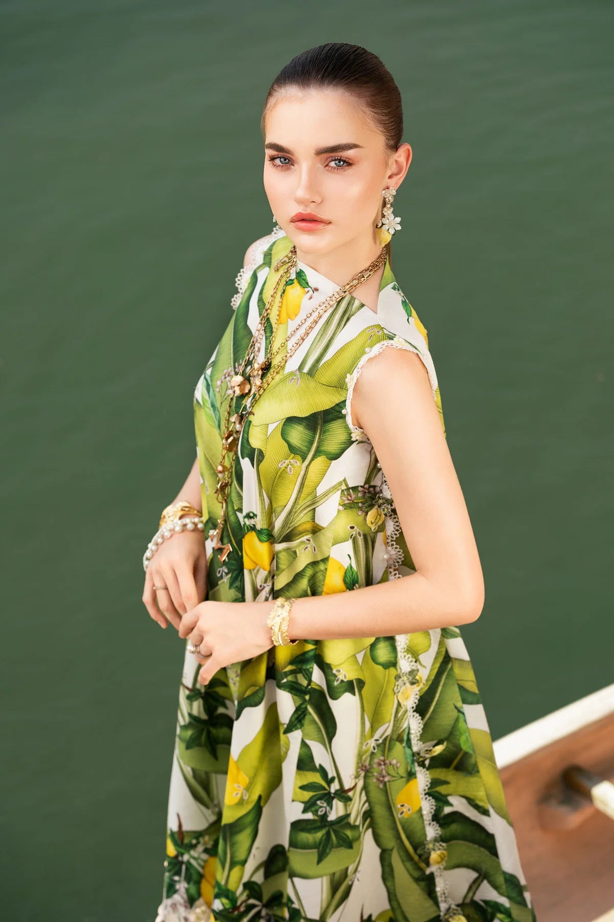 3 Piece Unstitched Printed Lawn Suit |Z.Z  -2503-A