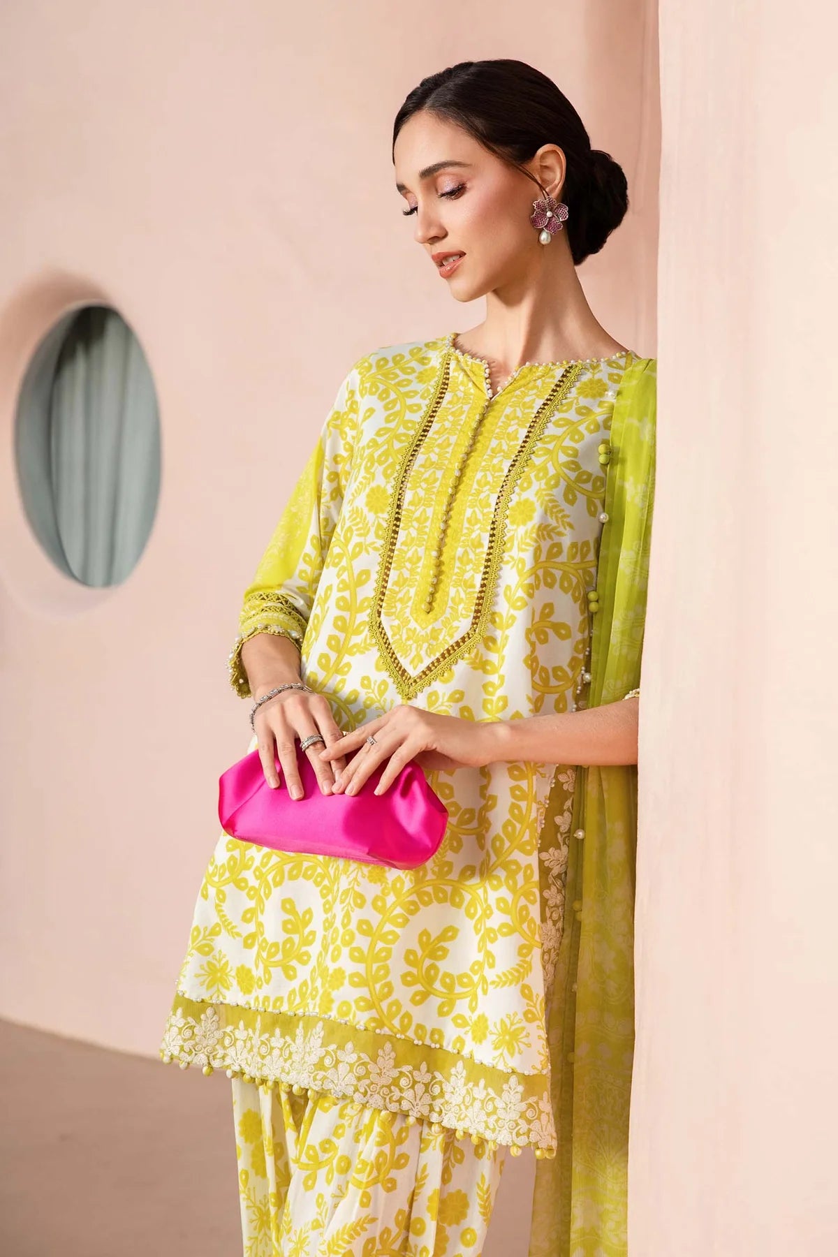 3 Piece Unstitched Printed Lawn Suit | Z.Z-2504-A