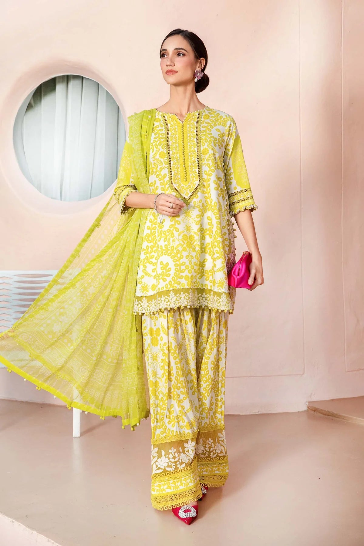 3 Piece Unstitched Printed Lawn Suit | Z.Z-2504-A