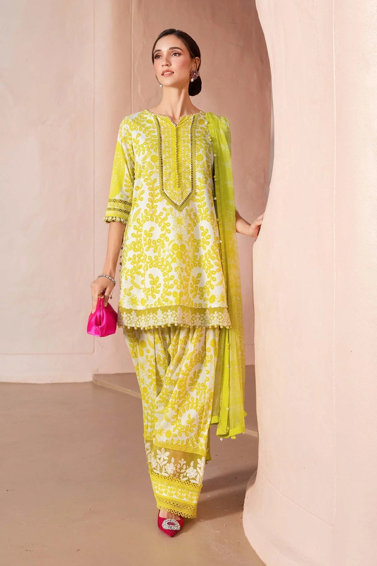 3 Piece Unstitched Printed Lawn Suit | Z.Z-2504-A