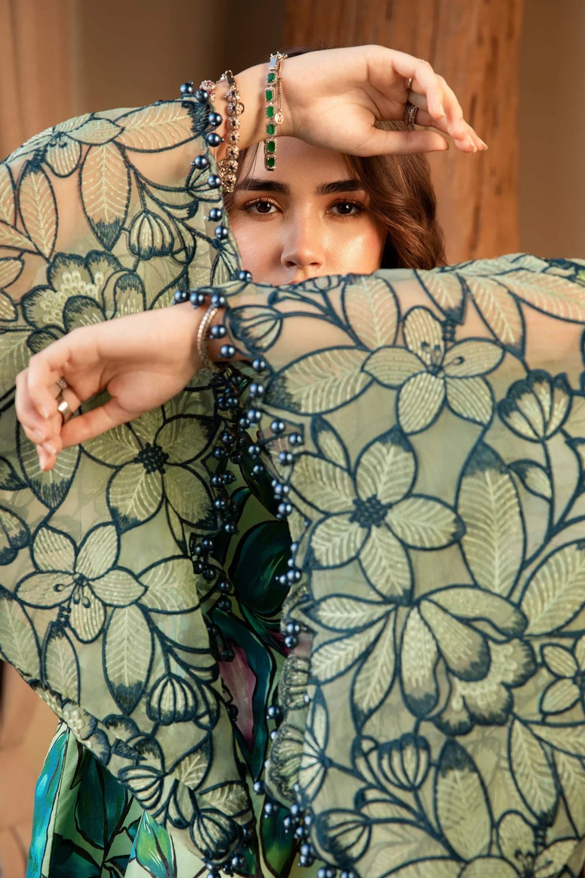 3 Piece Unstitched Printed Lawn Suit | Z.Z-2505-B