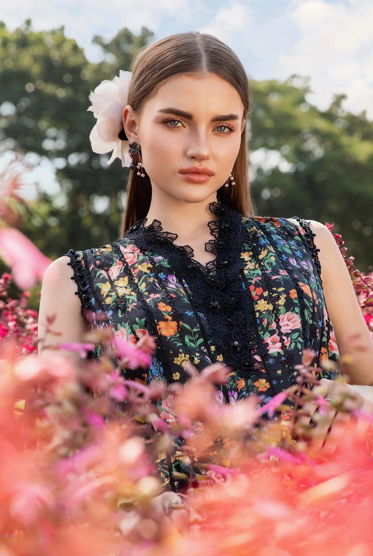 3 Piece Unstitched Printed Lawn Suit | Z.Z-2507-B