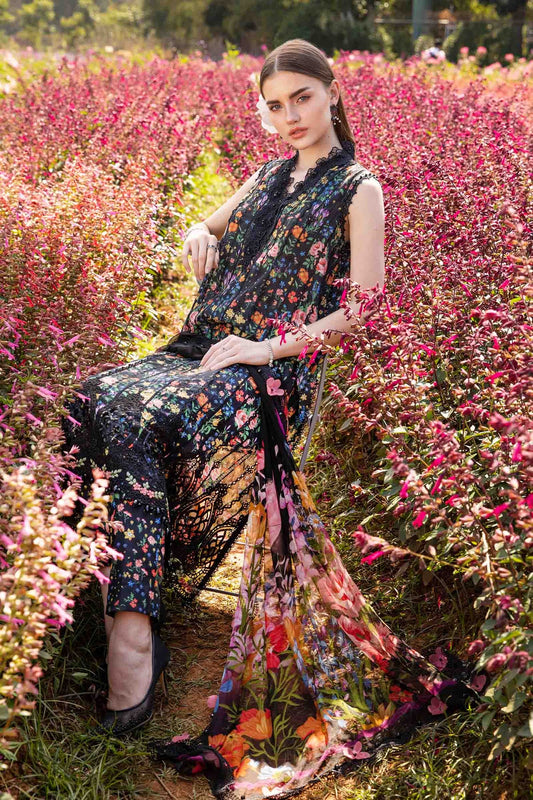 3 Piece Unstitched Printed Lawn Suit | Z.Z-2507-B
