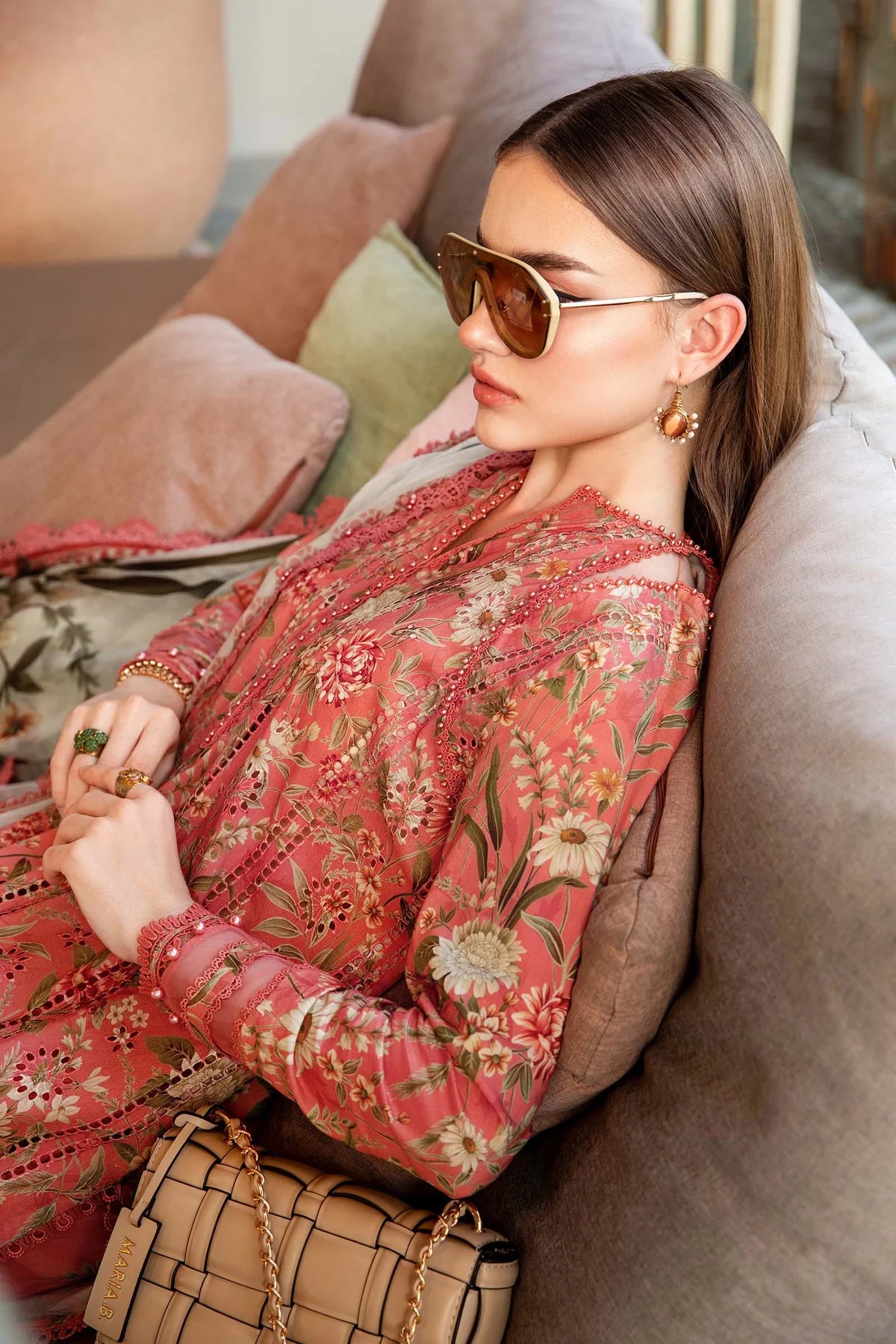 3 Piece Unstitched Printed Lawn Suit | Z.Z-2508-A