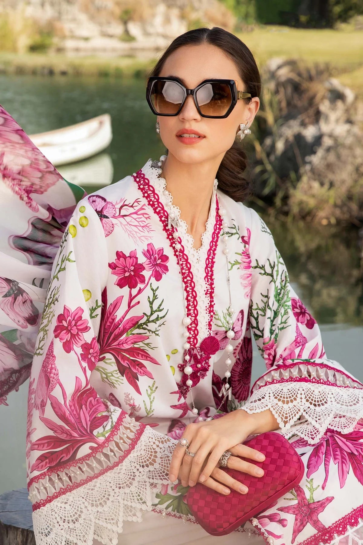 3 Piece Unstitched Printed Lawn Suit | Z.Z-2510-A