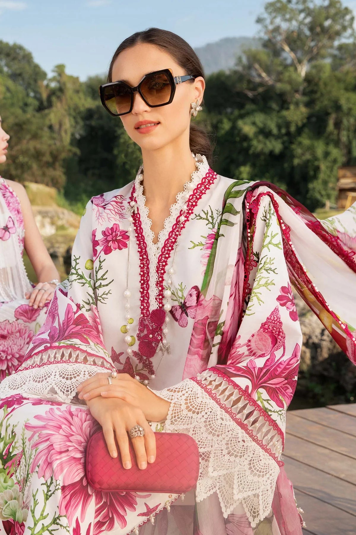 3 Piece Unstitched Printed Lawn Suit | Z.Z-2510-A