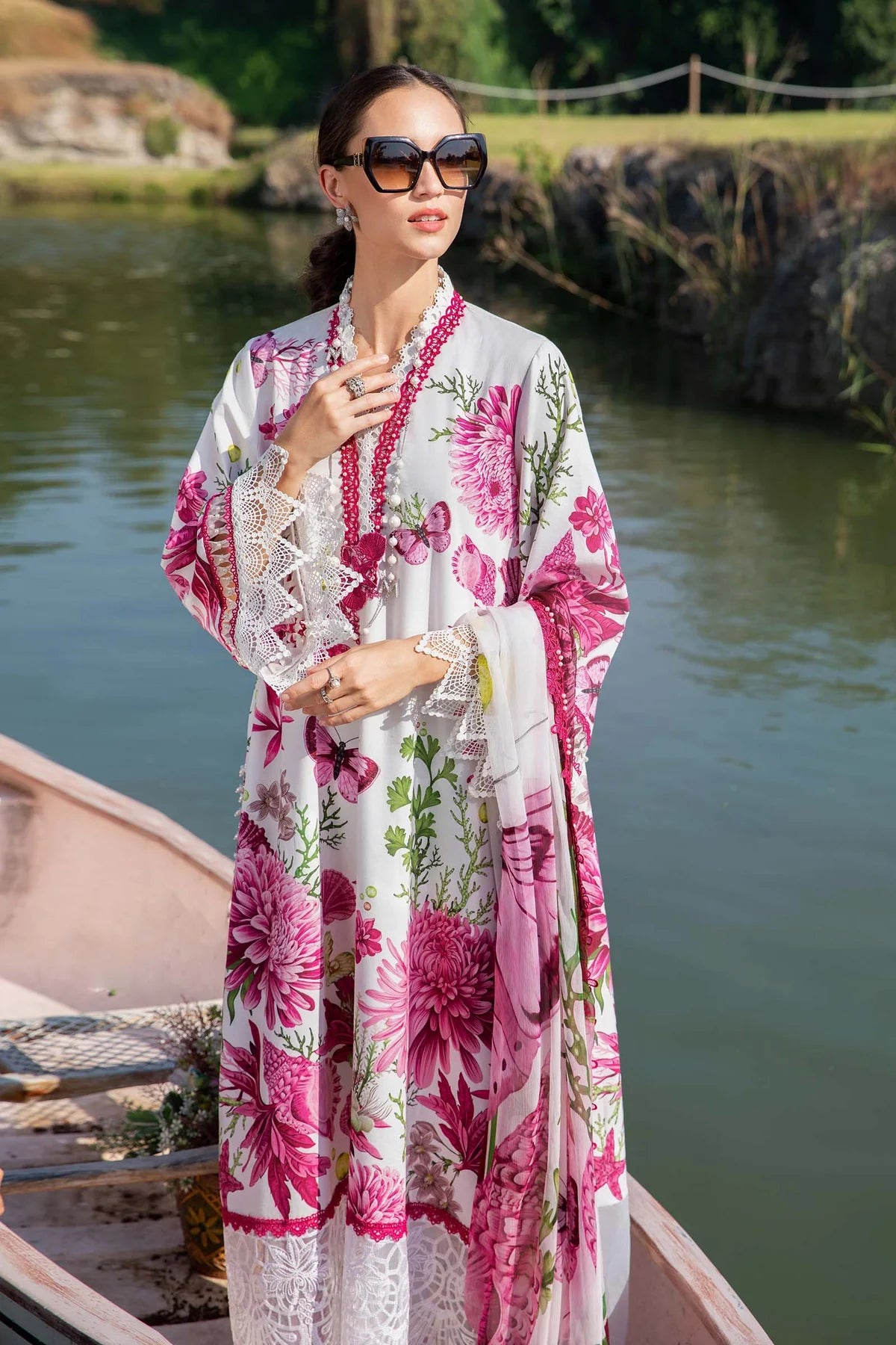 3 Piece Unstitched Printed Lawn Suit | Z.Z-2510-A