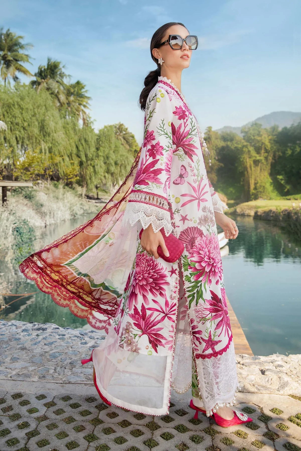 3 Piece Unstitched Printed Lawn Suit | Z.Z-2510-A