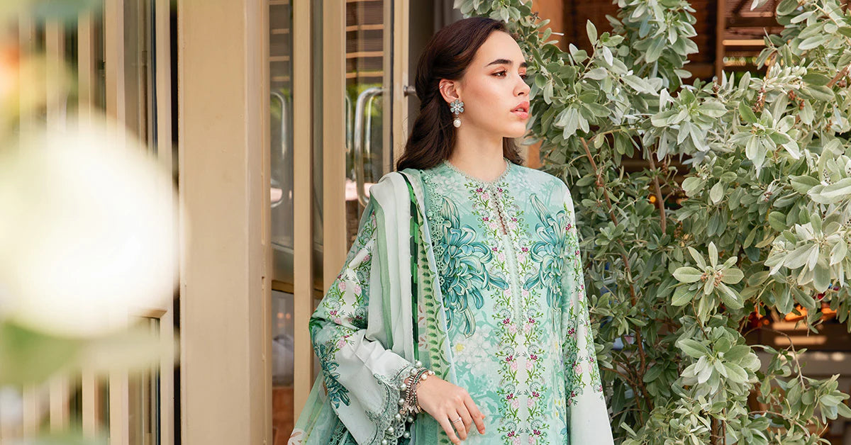 3 Piece Unstitched Printed Lawn Suit | Z.Z-2514-A