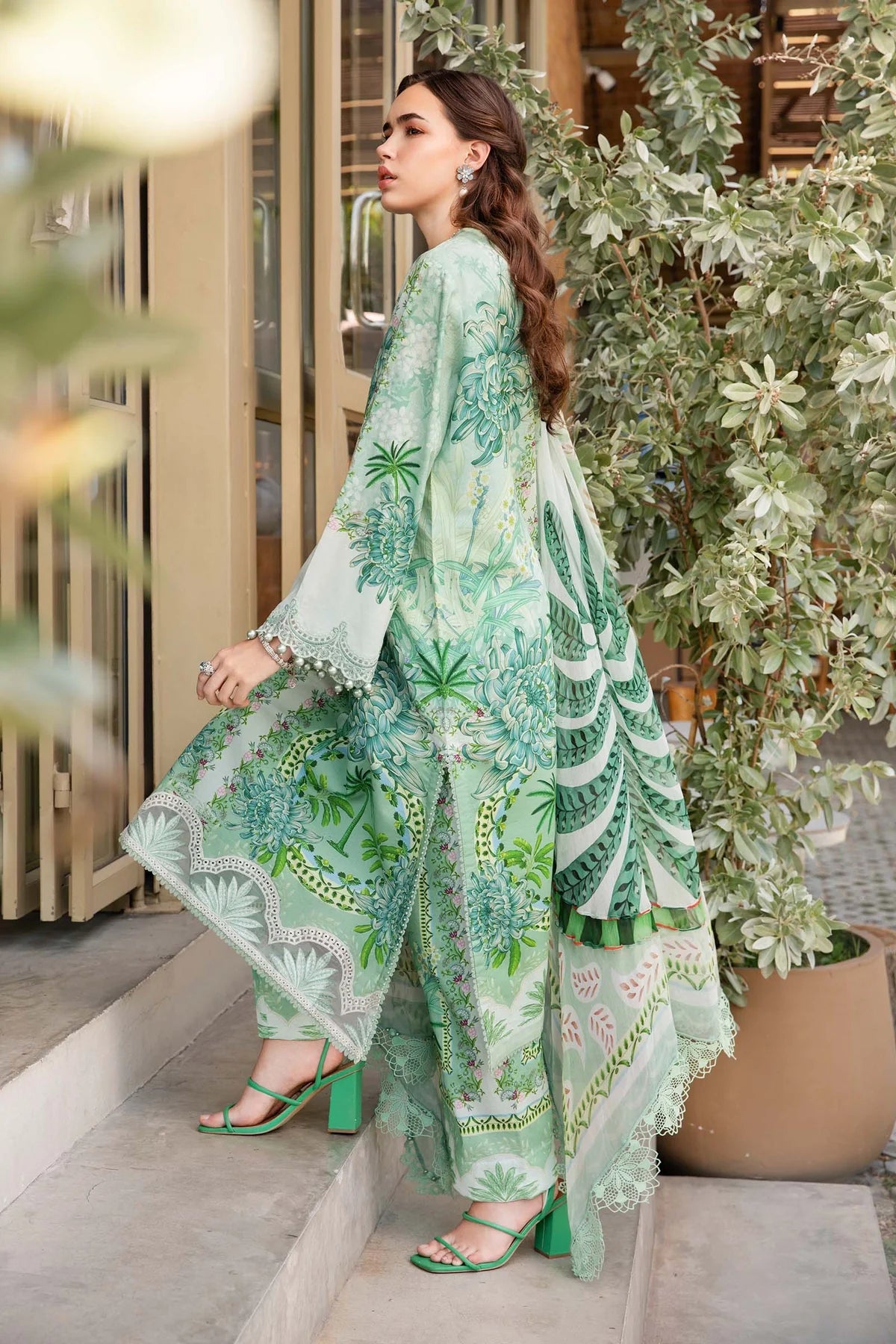3 Piece Unstitched Printed Lawn Suit | Z.Z-2514-A