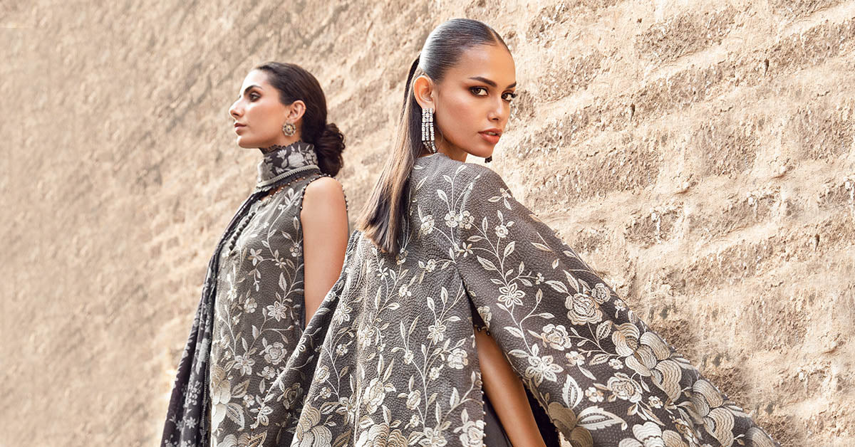 3 Piece Unstitched Printed Linen Suit | Z.Z-2408-By Zeenat Zara